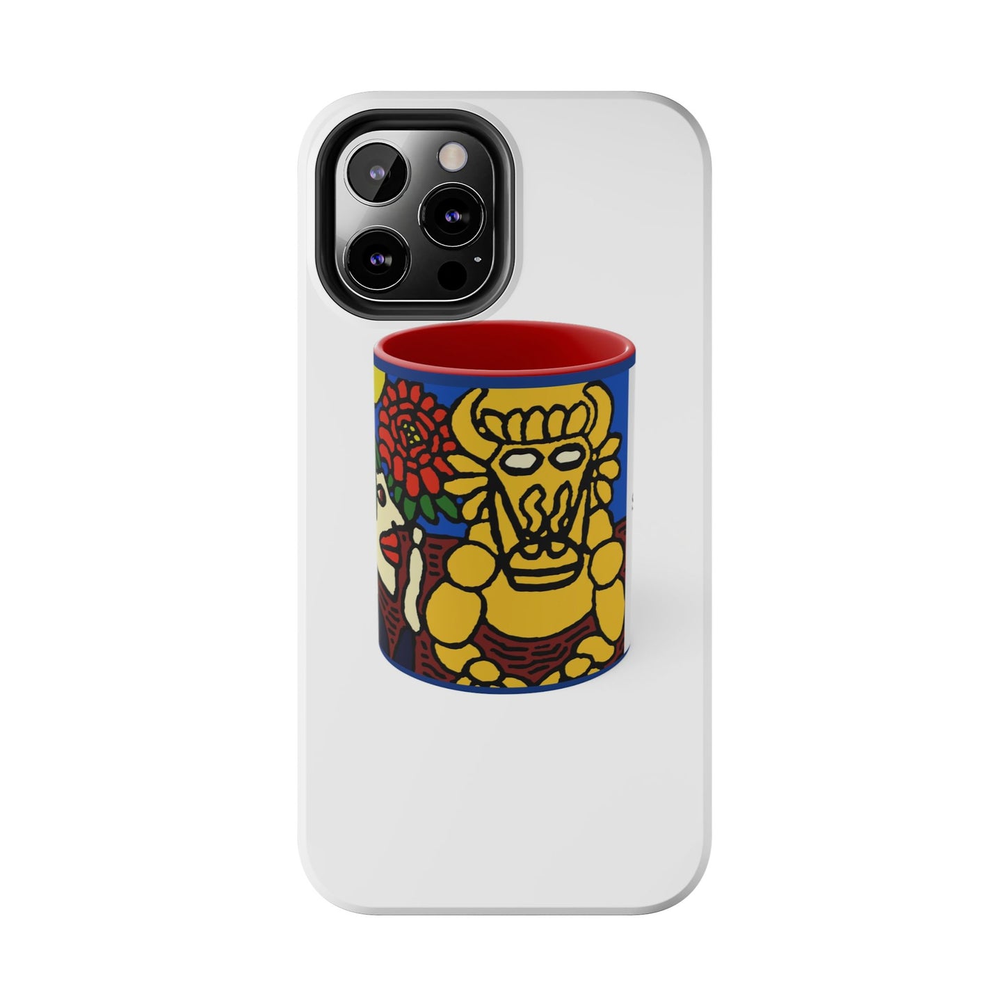 The warrior hailing the mighty golden dragon Tough Phone Case
