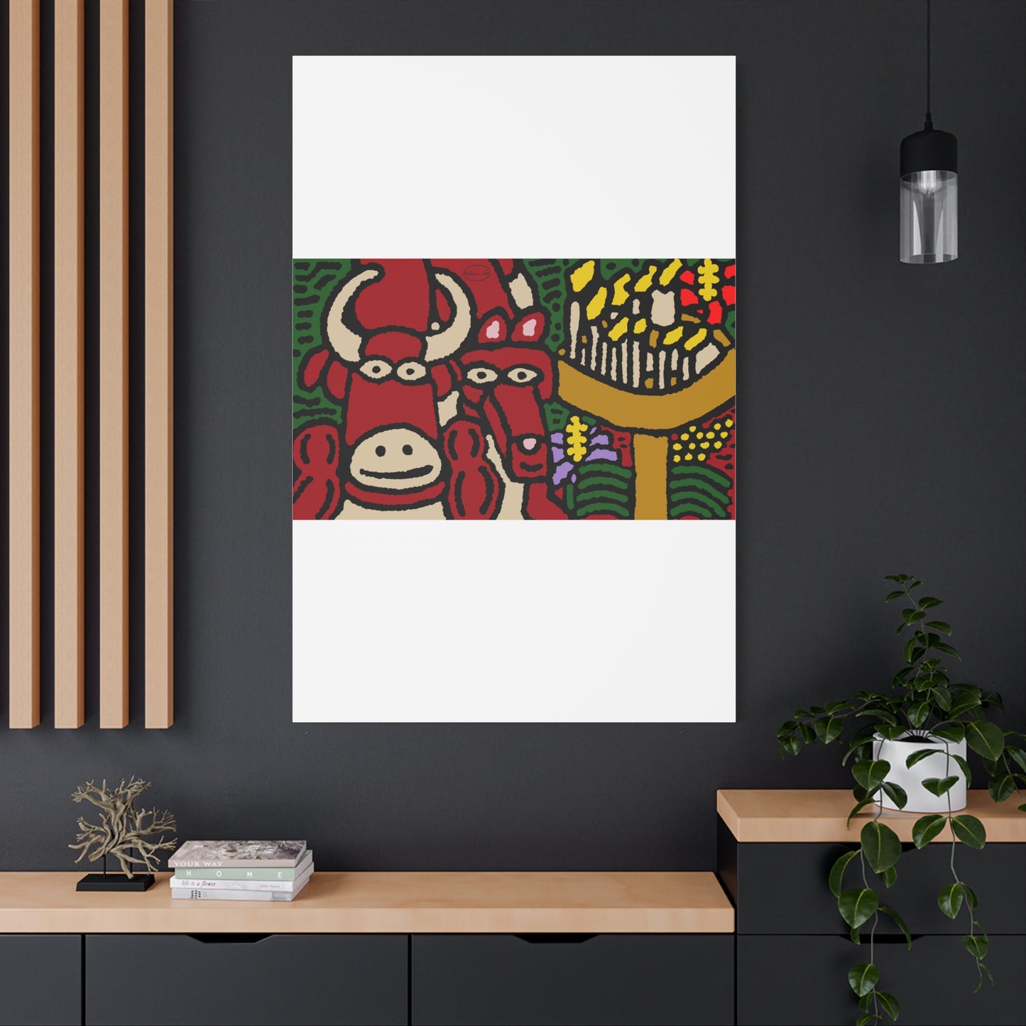Going blessed by light together Canvas (Small)
