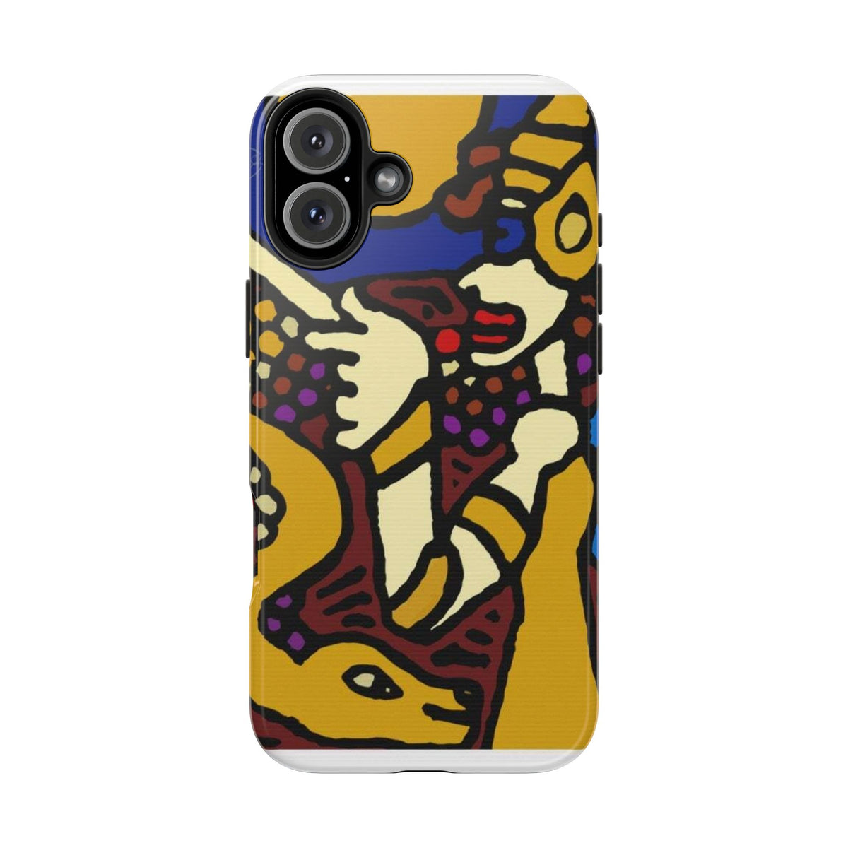 The golden snake being blessed by the fairy Tough Phone Case