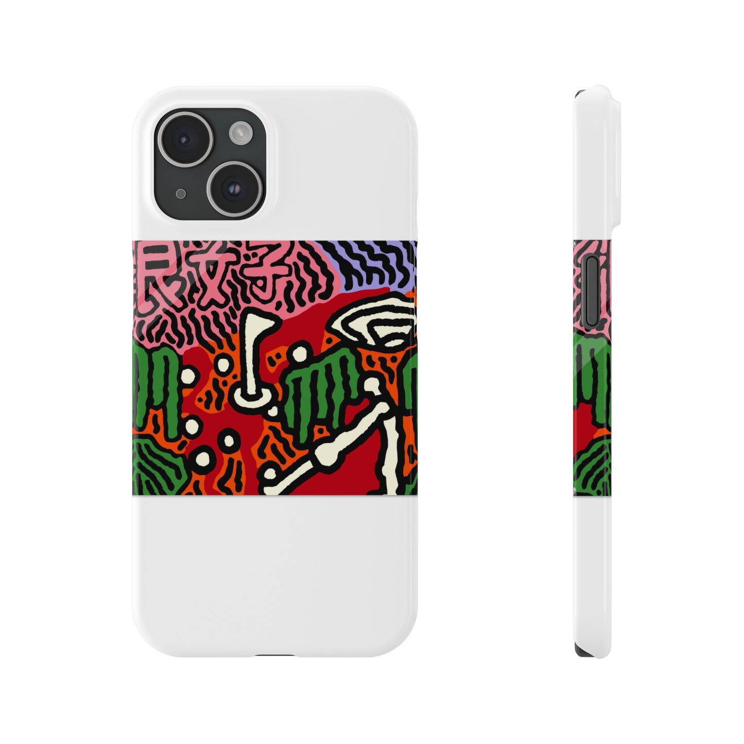 Scoring goals throughout life Slim Phone Case