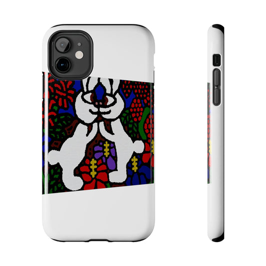 Bunnies in love Tough Phone Case