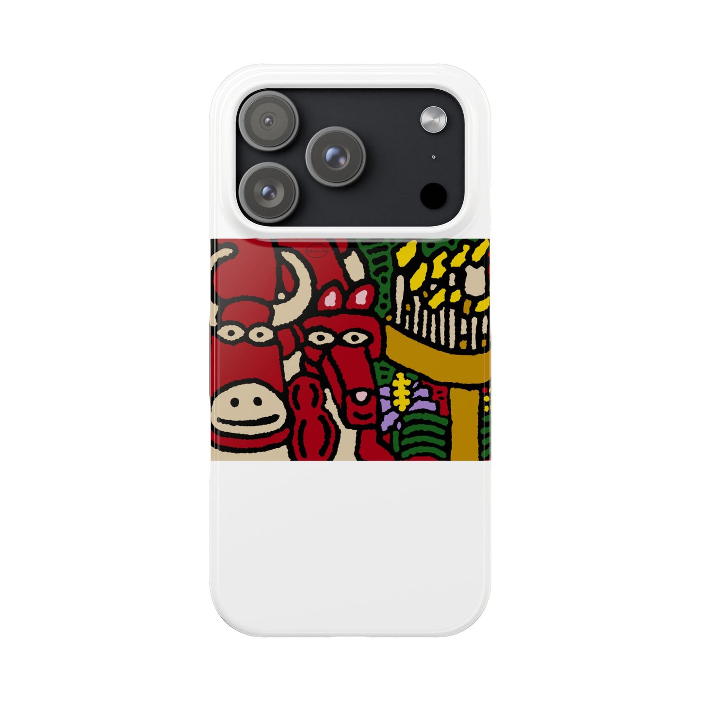 Going blessed by light together Slim Phone Case