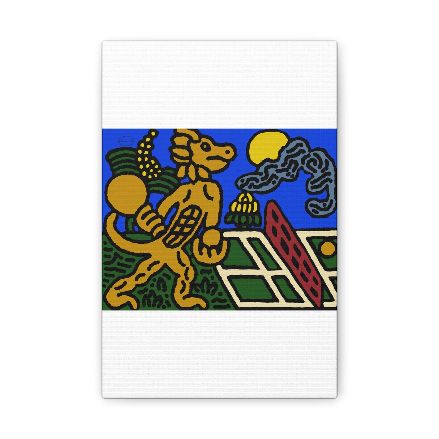 Ready for making big serves in life Canvas (Small)