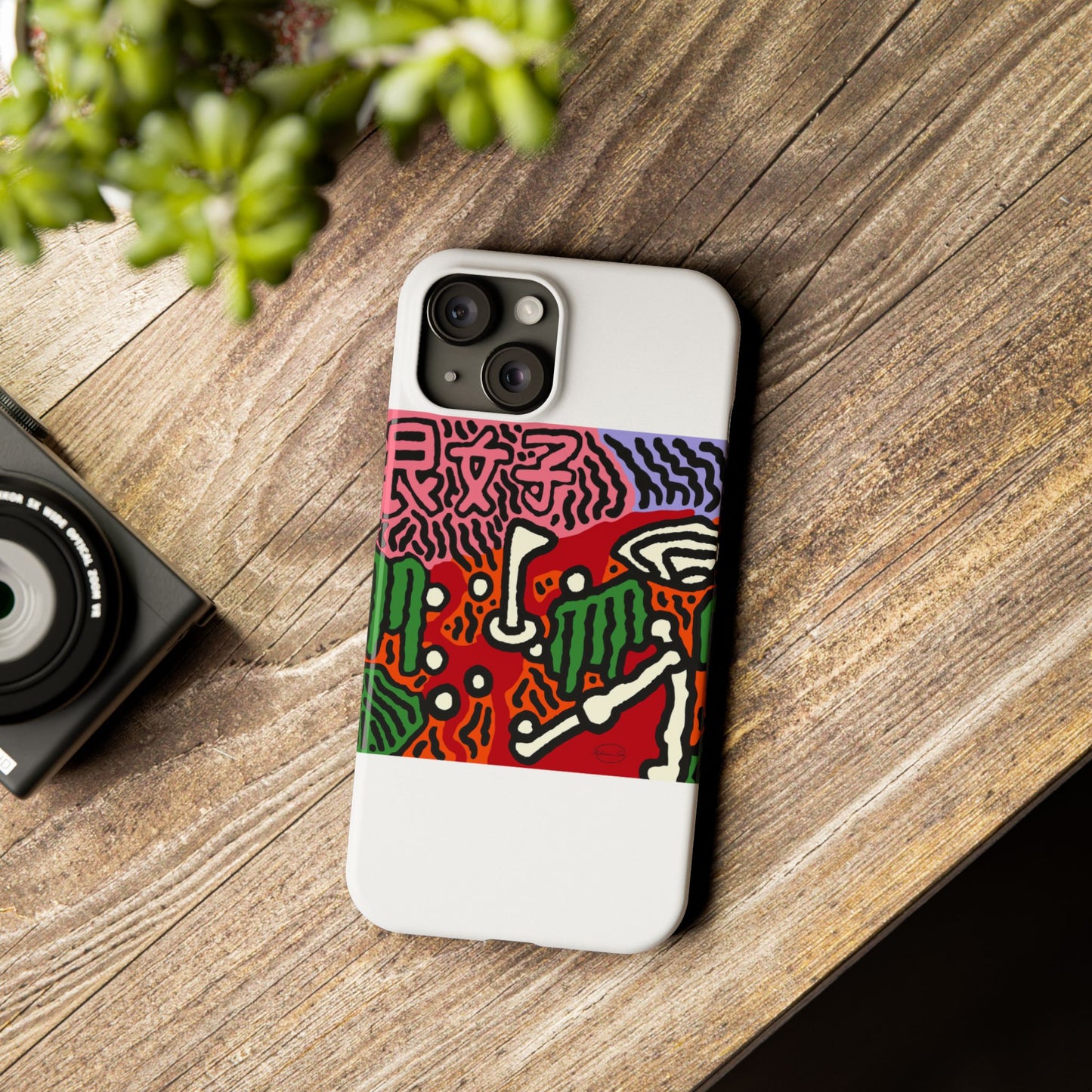 Hitting holes in one throughout life Slim Phone Case