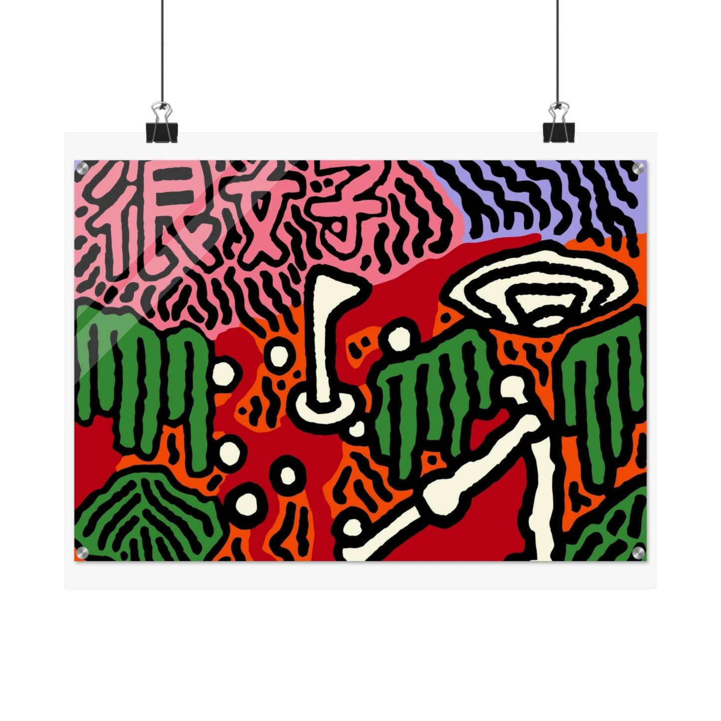 Scoring goals throughout life Matte Poster Horizontal (Small)