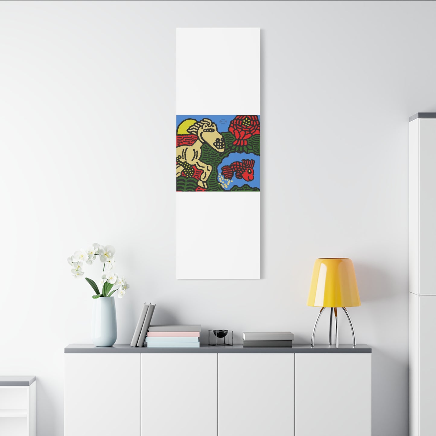 Galloping carefree through life Canvas (Small)