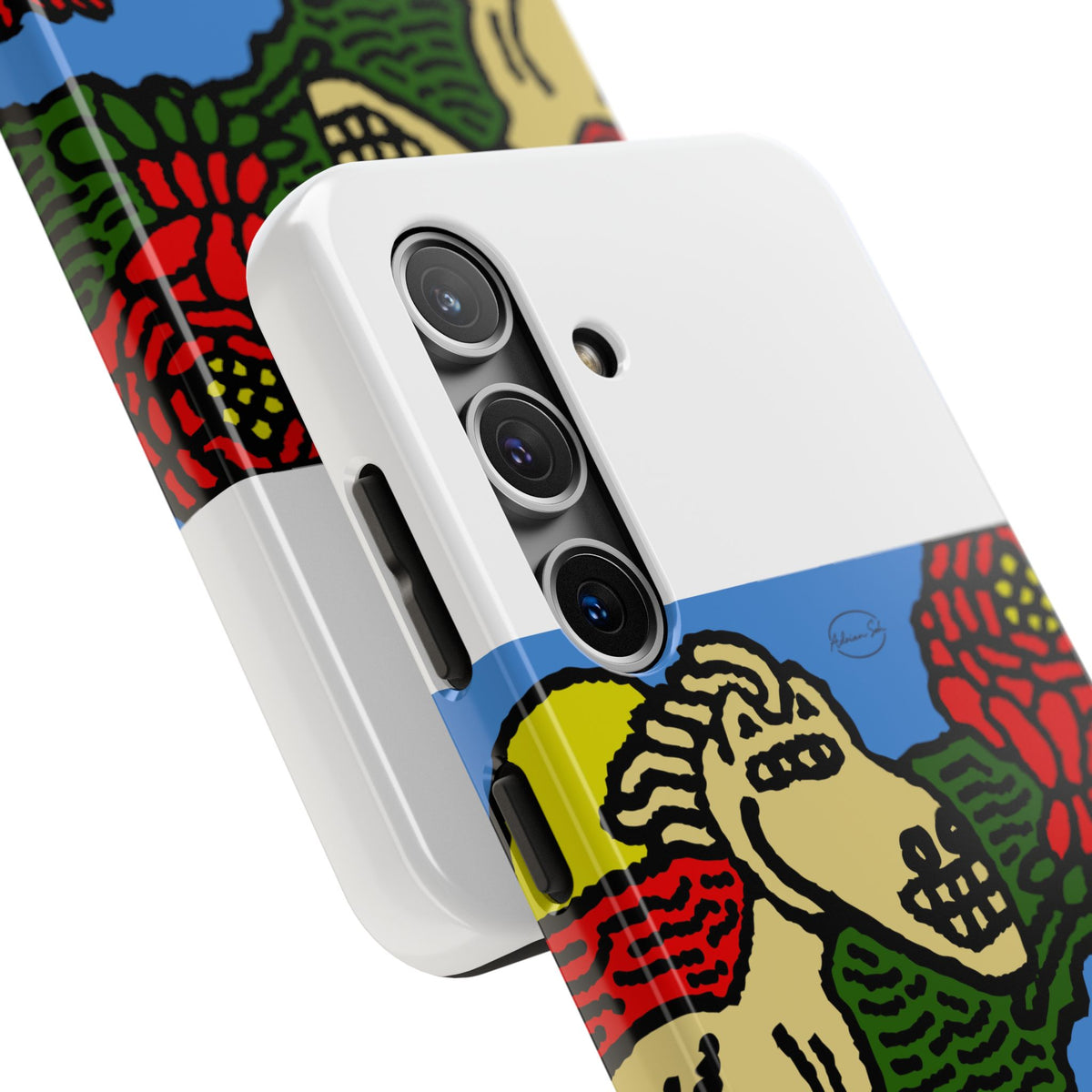 Galloping carefree through life Tough Phone Case
