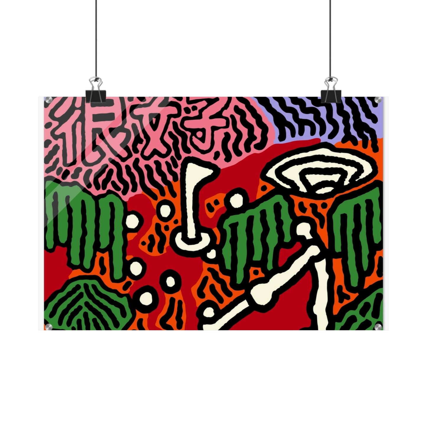 Scoring goals throughout life Matte Poster Horizontal (Small)