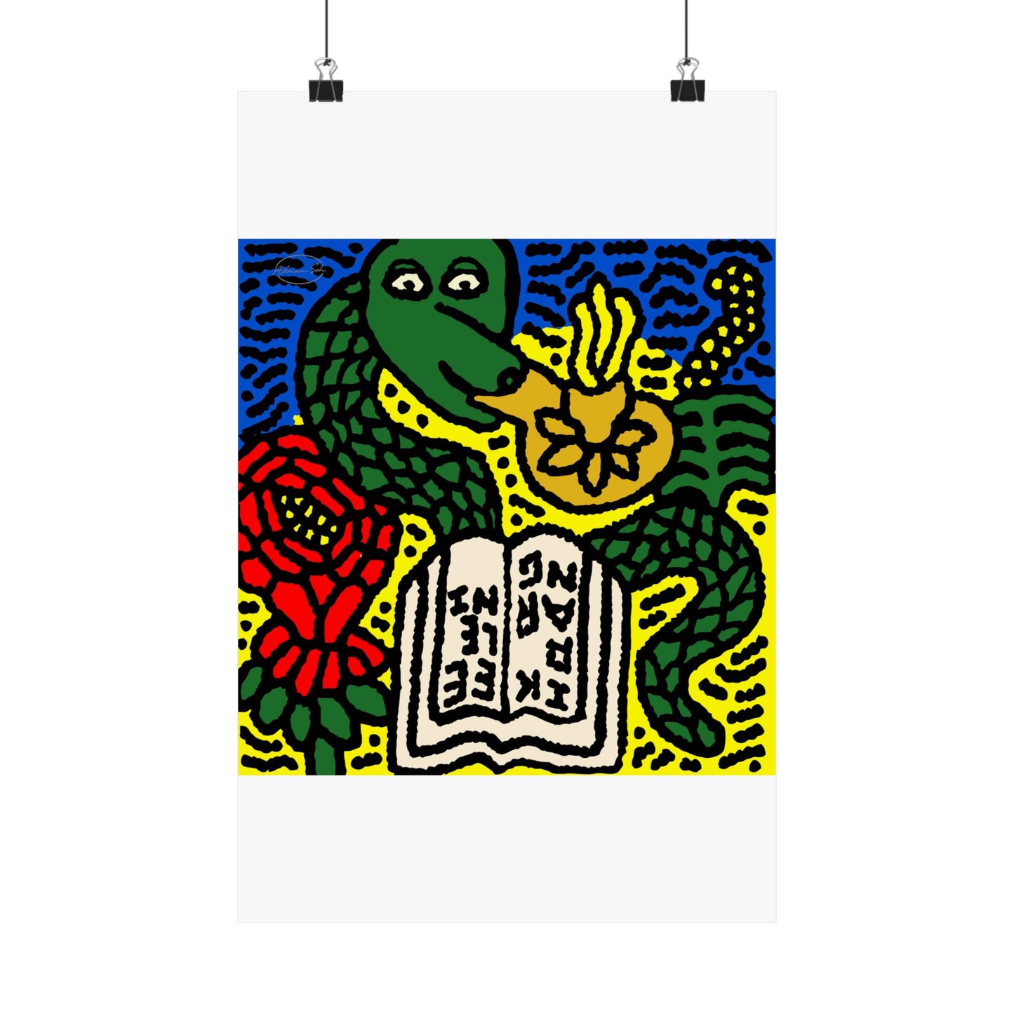 Shining a light on knowledge Matte Poster Vertical (Small)
