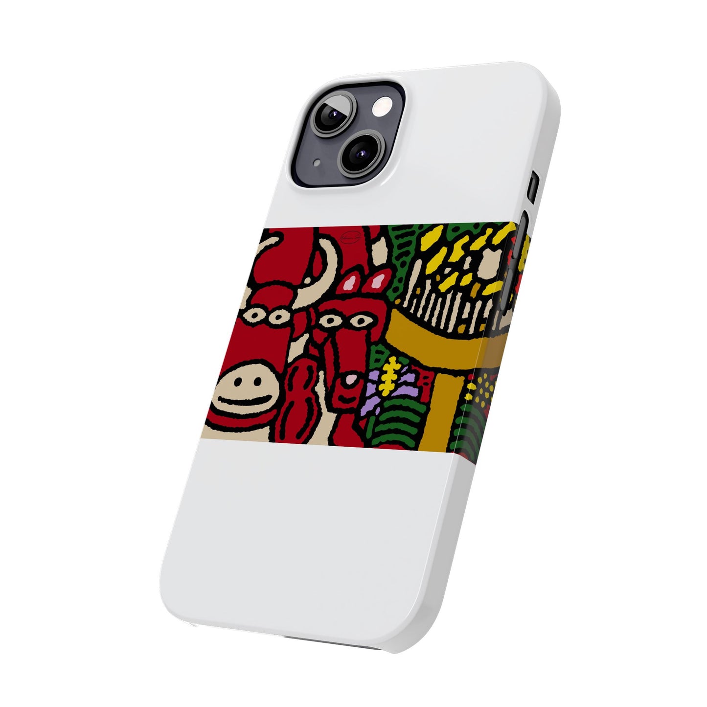 Going blessed by light together Slim Phone Case