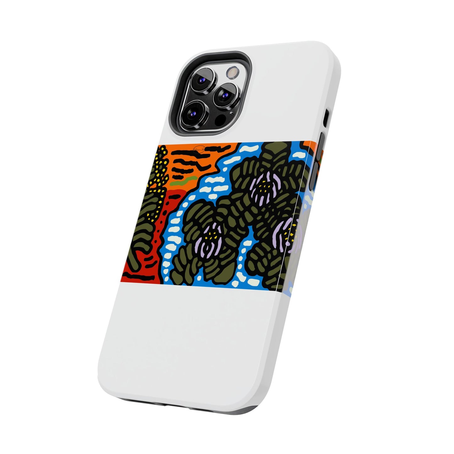 The Sri Lankan water lilies meets the Australian wattle Tough Phone Case