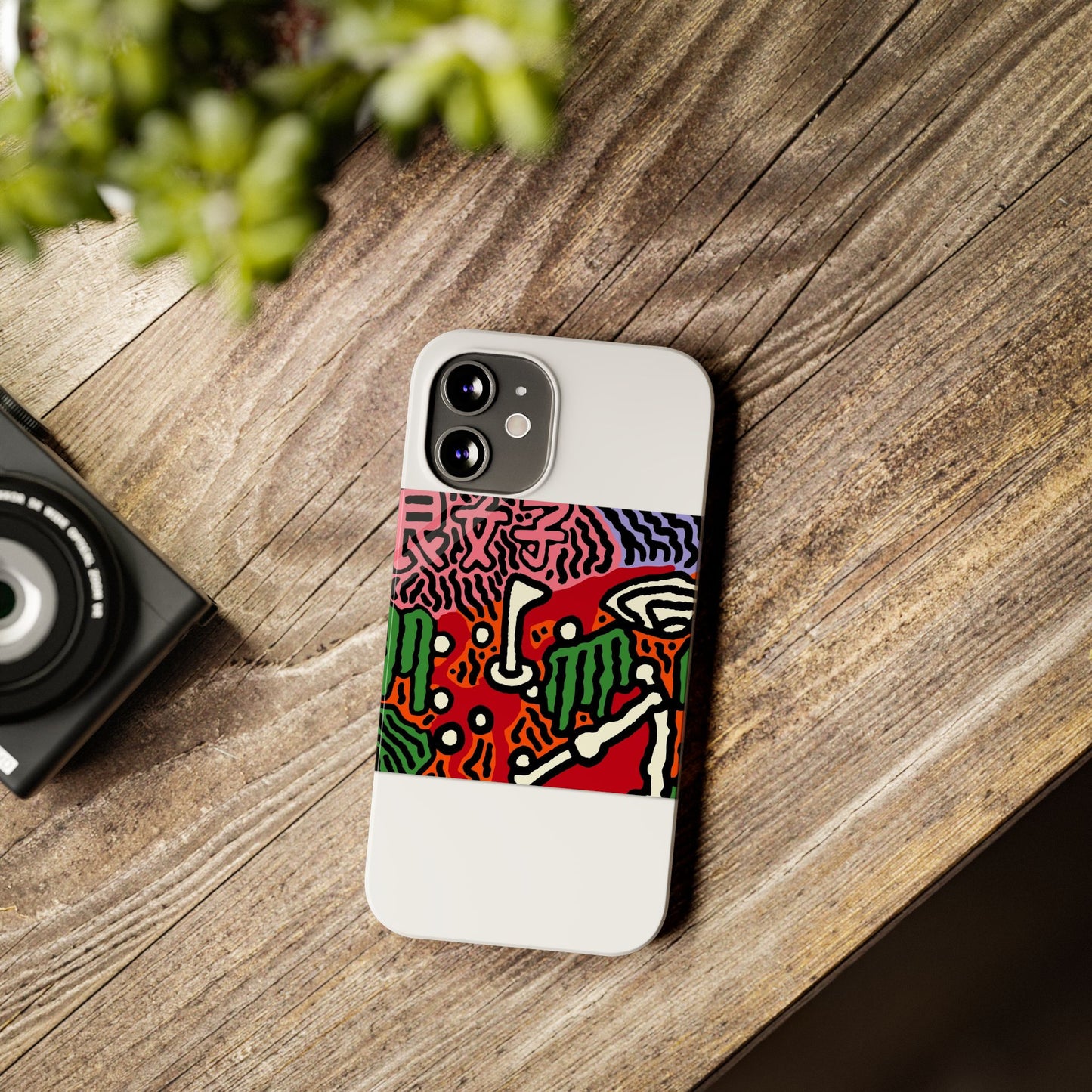 Scoring goals throughout life Slim Phone Case