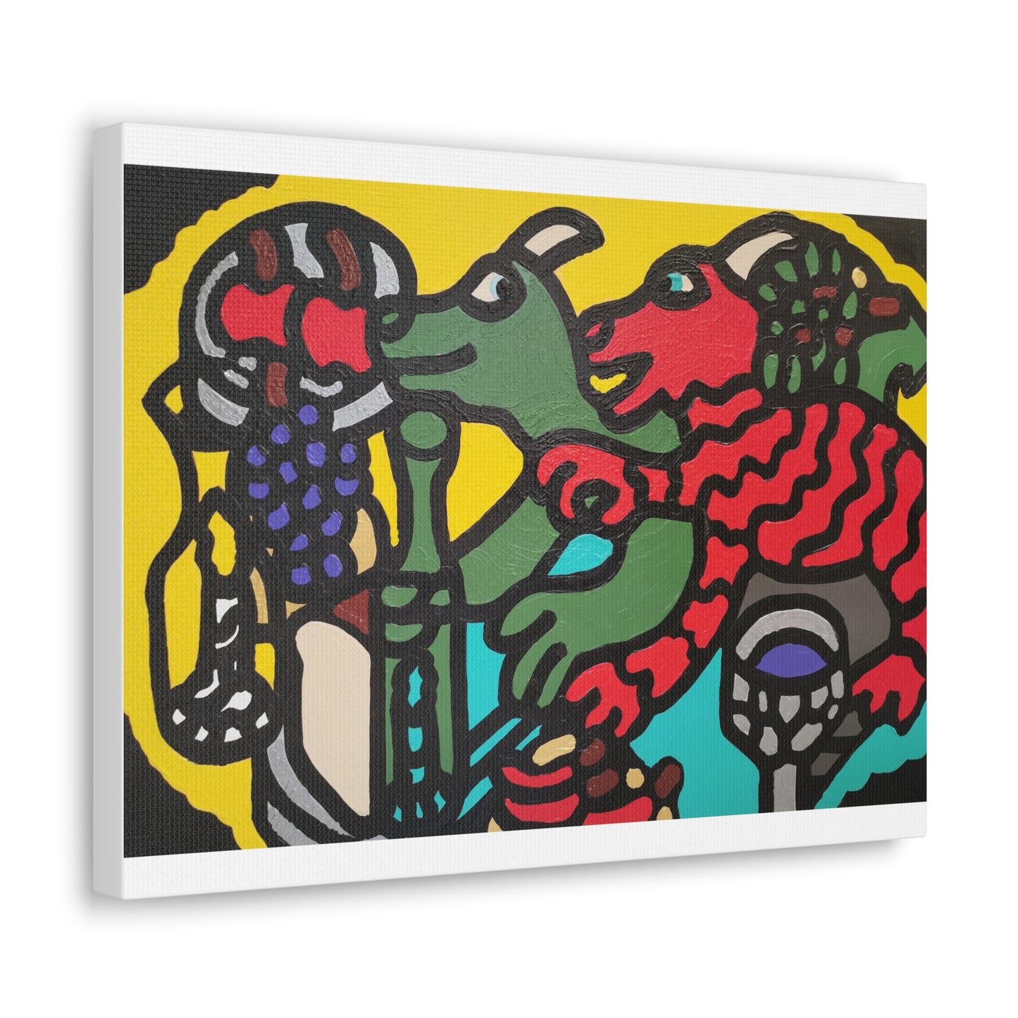 Enjoying our companionship Canvas (Small)