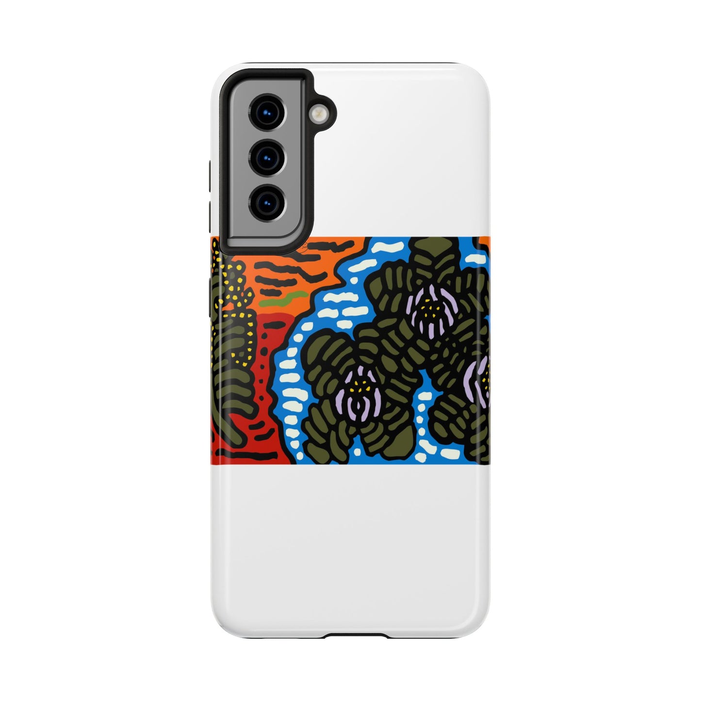 The Sri Lankan water lilies meets the Australian wattle Tough Phone Case
