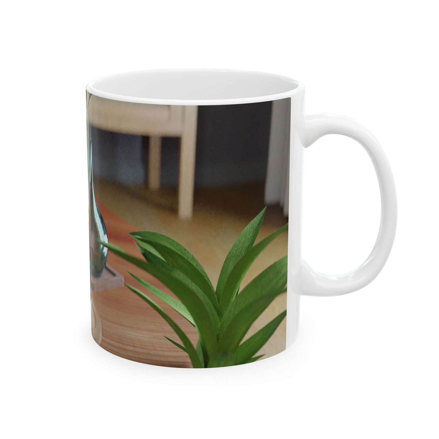 Two dragons enjoying a feast together Ceramic Mug