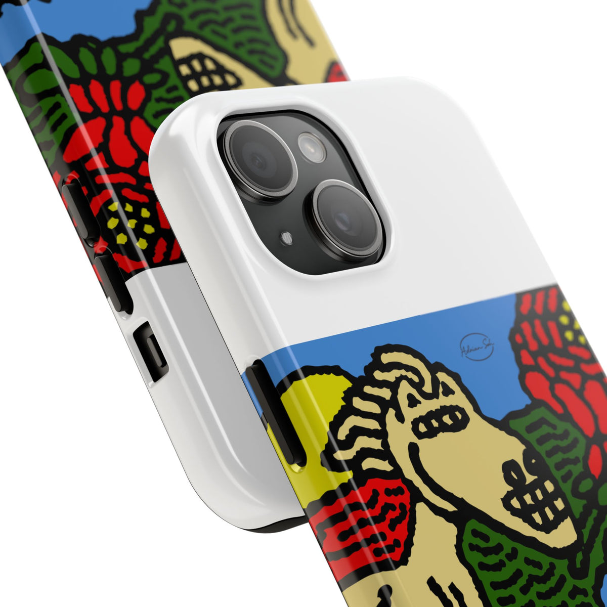 Galloping carefree through life Tough Phone Case