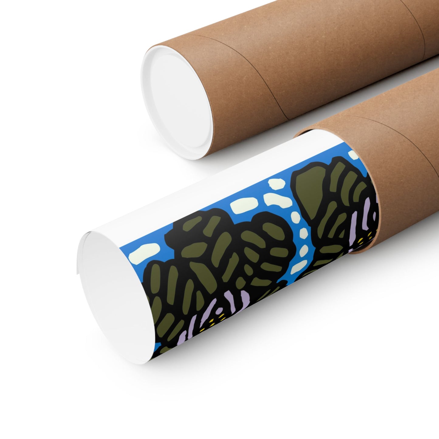 The Sri Lankan water lilies meets the Australian wattle Matte Poster Vertical (Small)