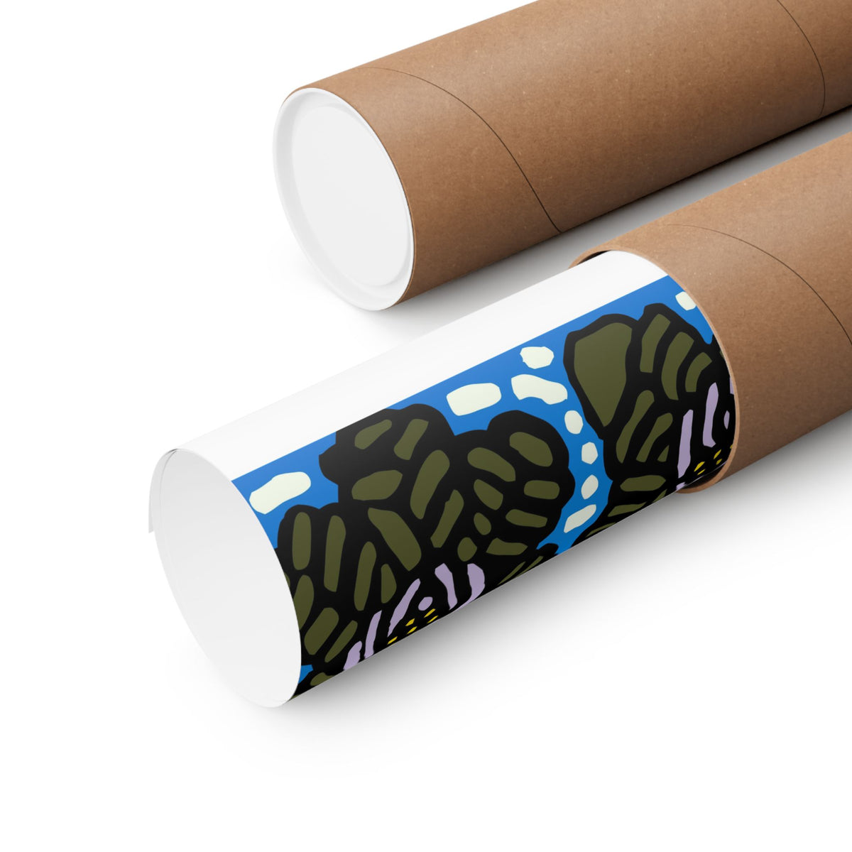 The Sri Lankan water lilies meets the Australian wattle Matte Poster Vertical (Large)