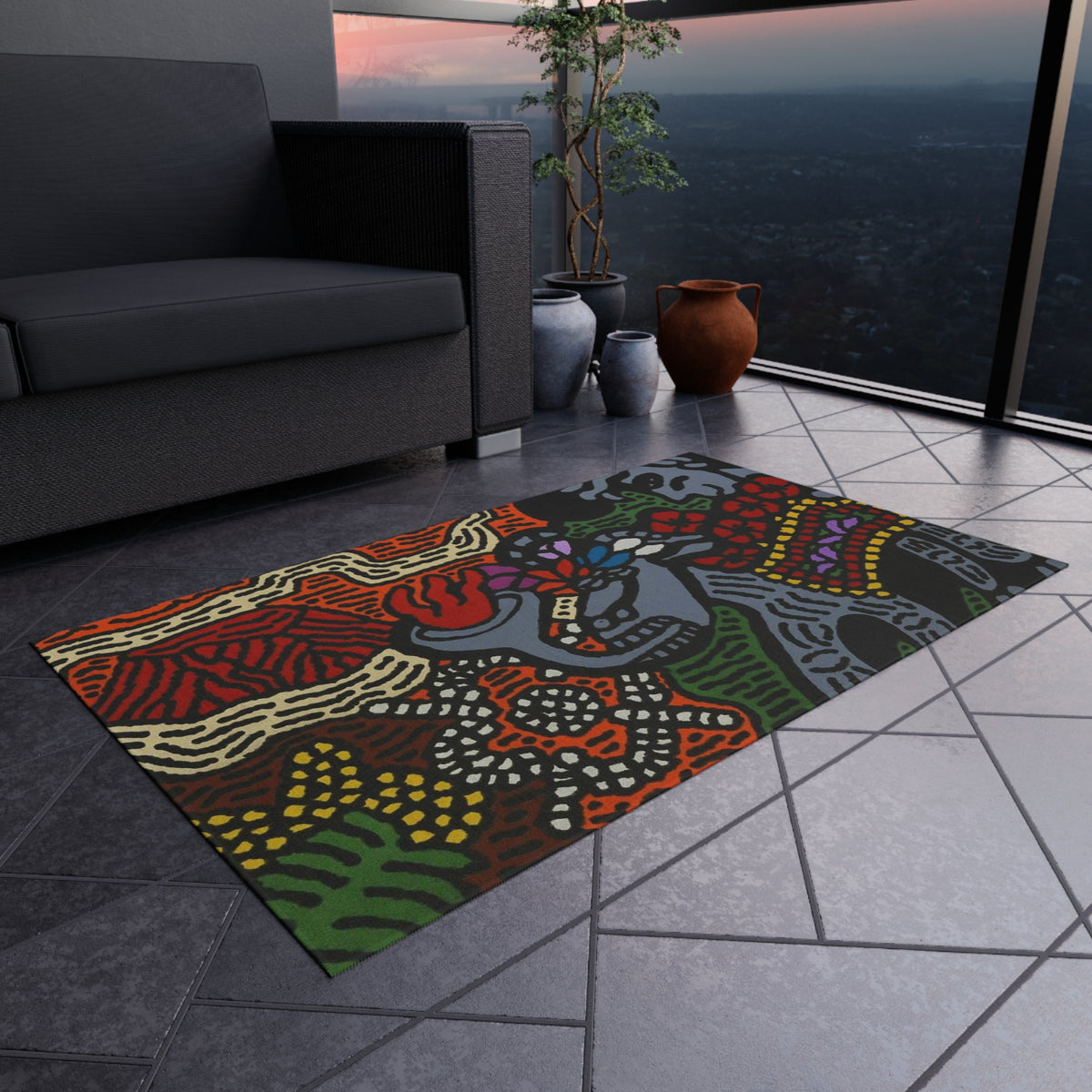 The end of an amazing long life journey — Outdoor Rug