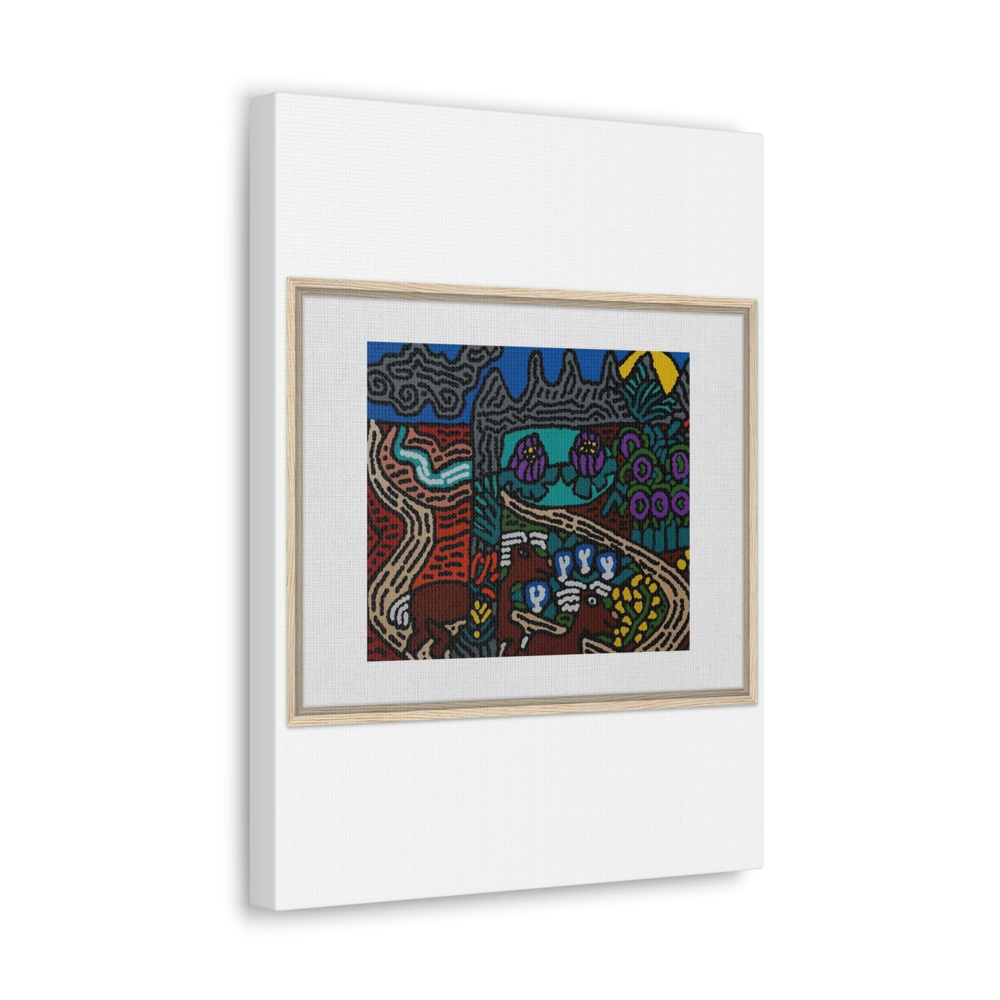 Road to a Sanctuary and Oasis Canvas (Small)
