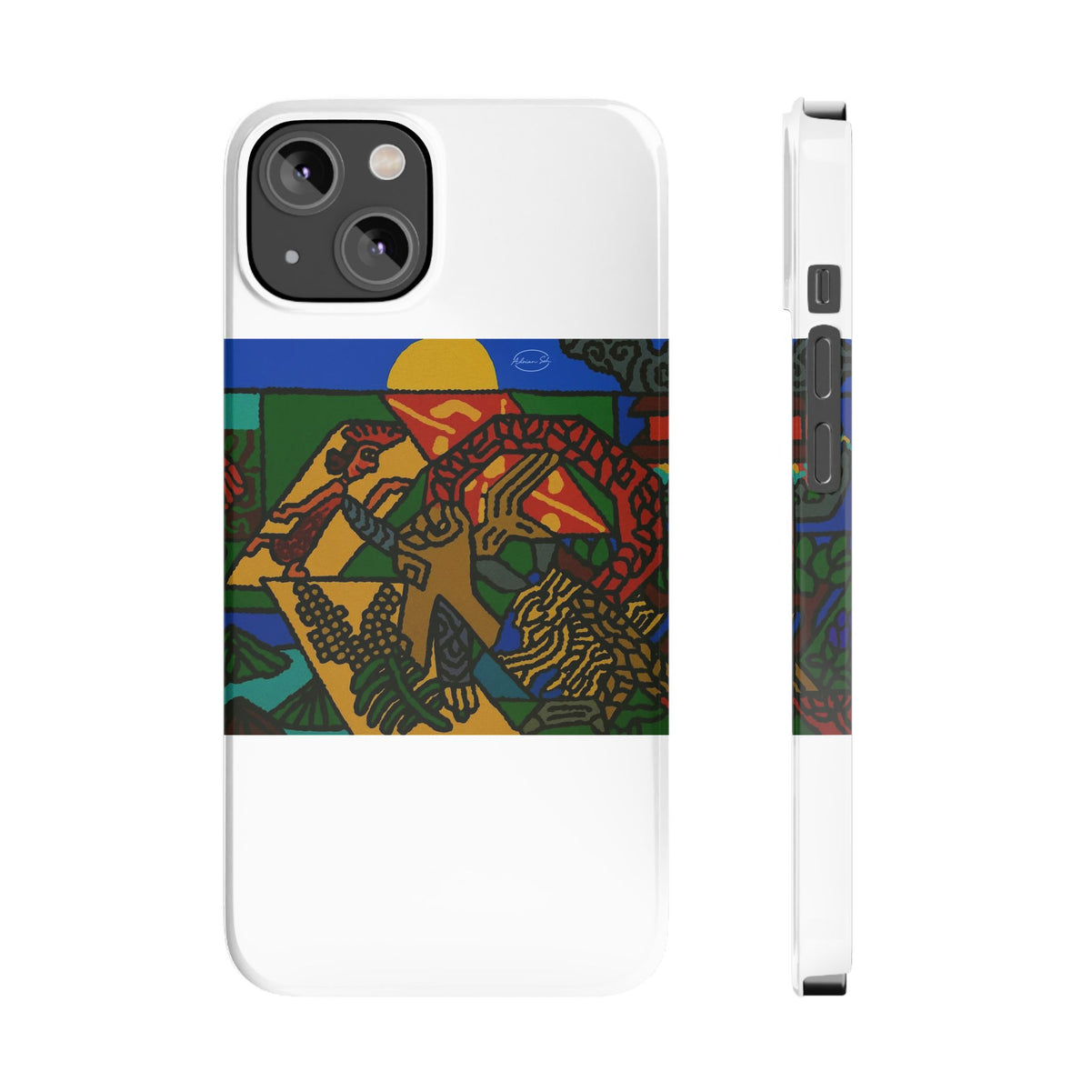 Drawing your own destiny Slim Phone Case