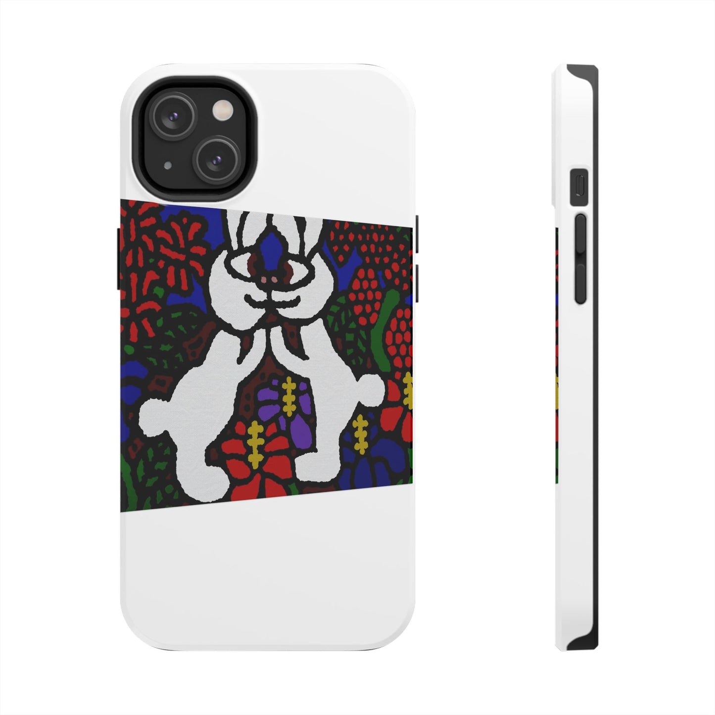 Bunnies in love Tough Phone Case