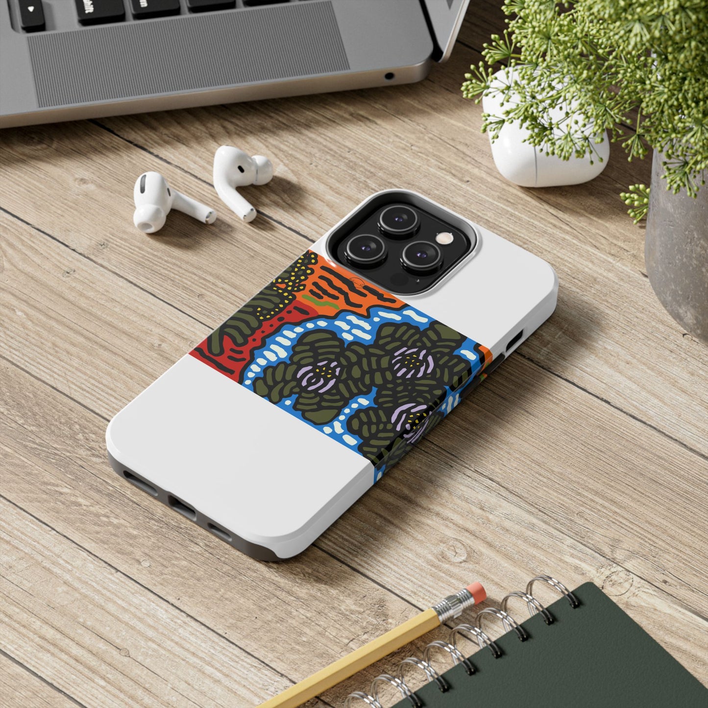 The Sri Lankan water lilies meets the Australian wattle Tough Phone Case