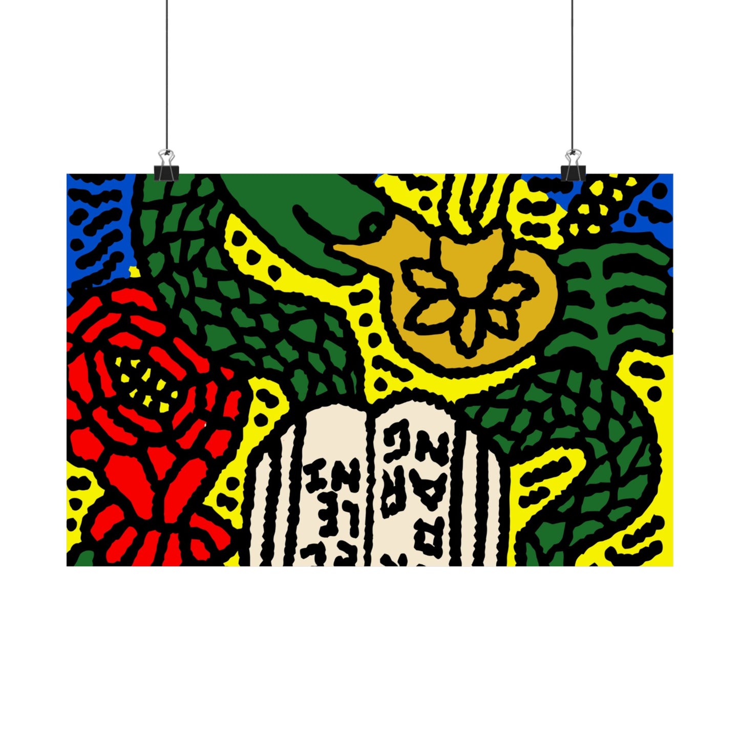 Shining a light on knowledge Matte Poster Horizontal (Small)