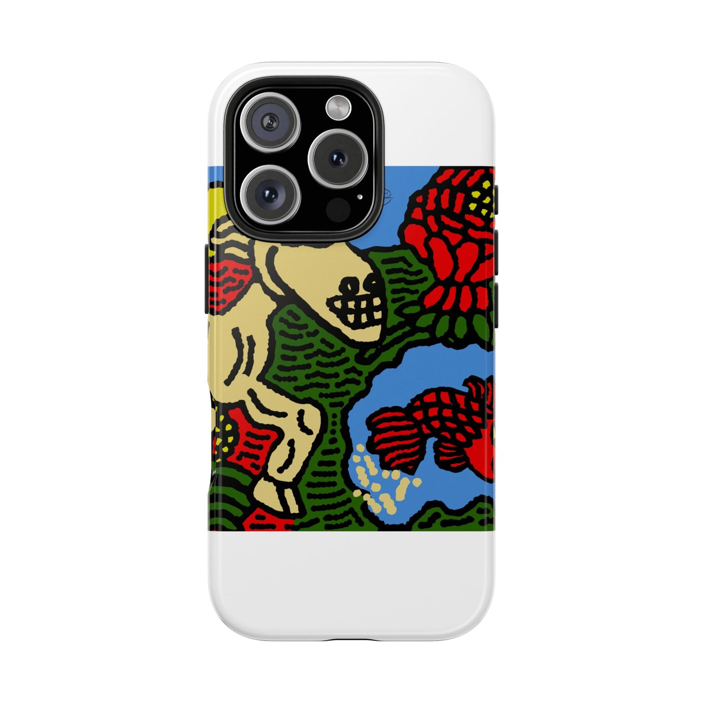 Galloping carefree through life Tough Phone Case