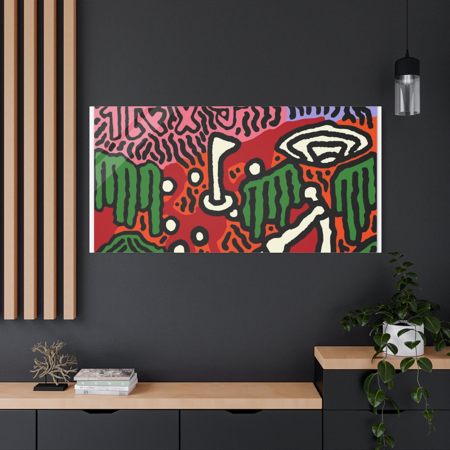 Scoring goals throughout life Canvas (Large)