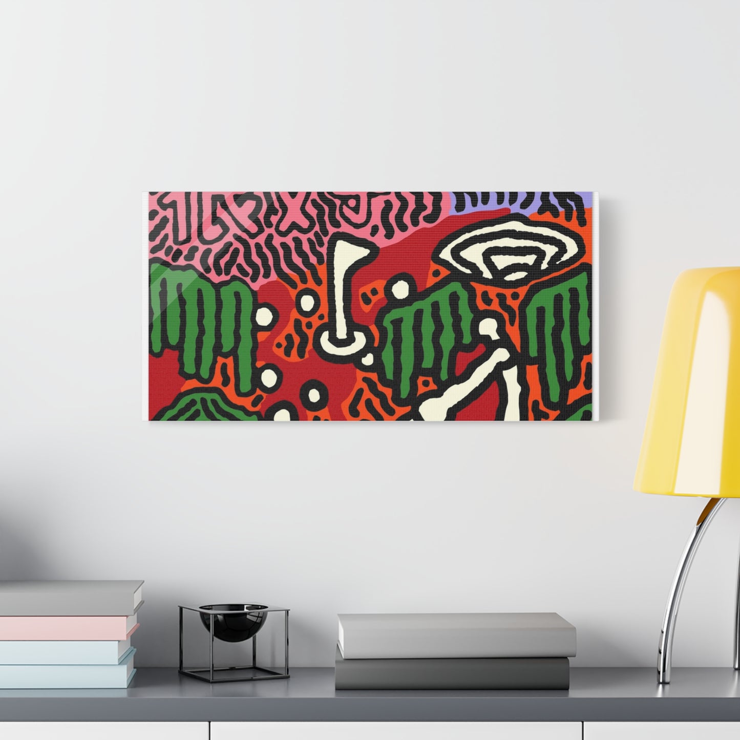 Scoring goals throughout life Canvas (Large)