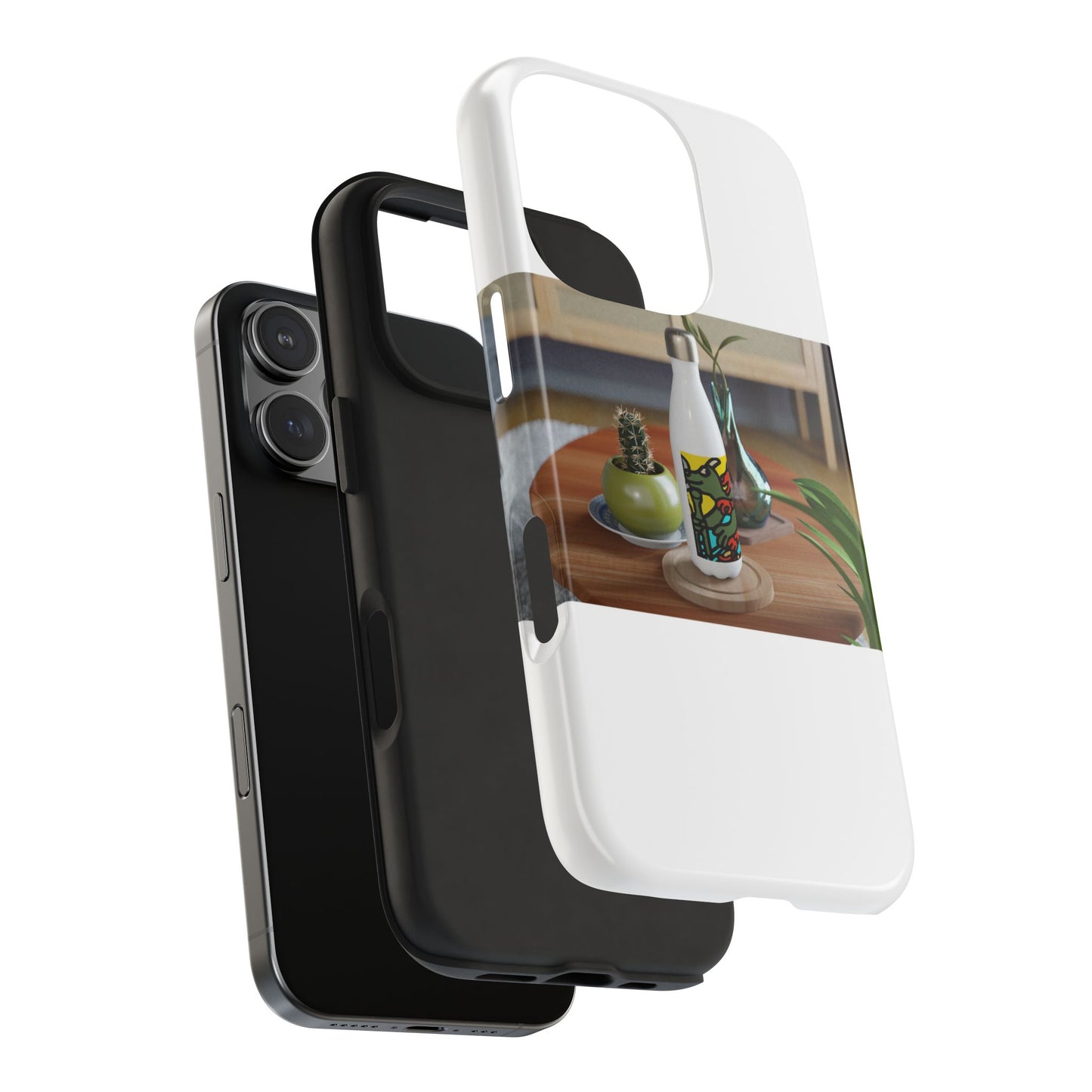 Two dragons enjoying a feast together Tough Phone Case