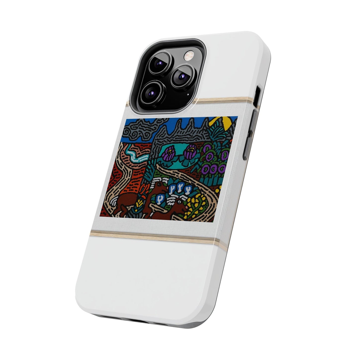 Road to a Sanctuary and Oasis Tough Phone Case