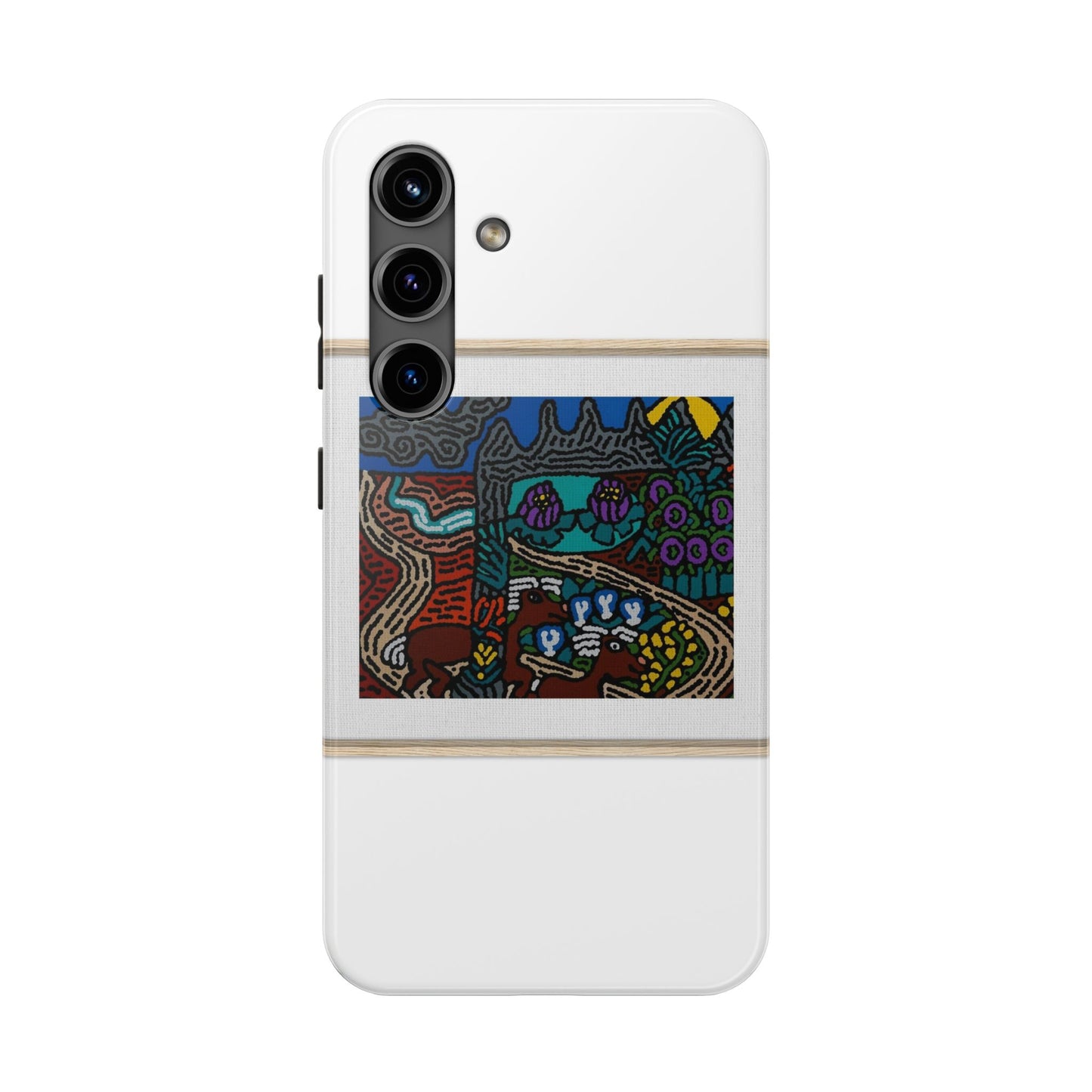 Road to a Sanctuary and Oasis Tough Phone Case