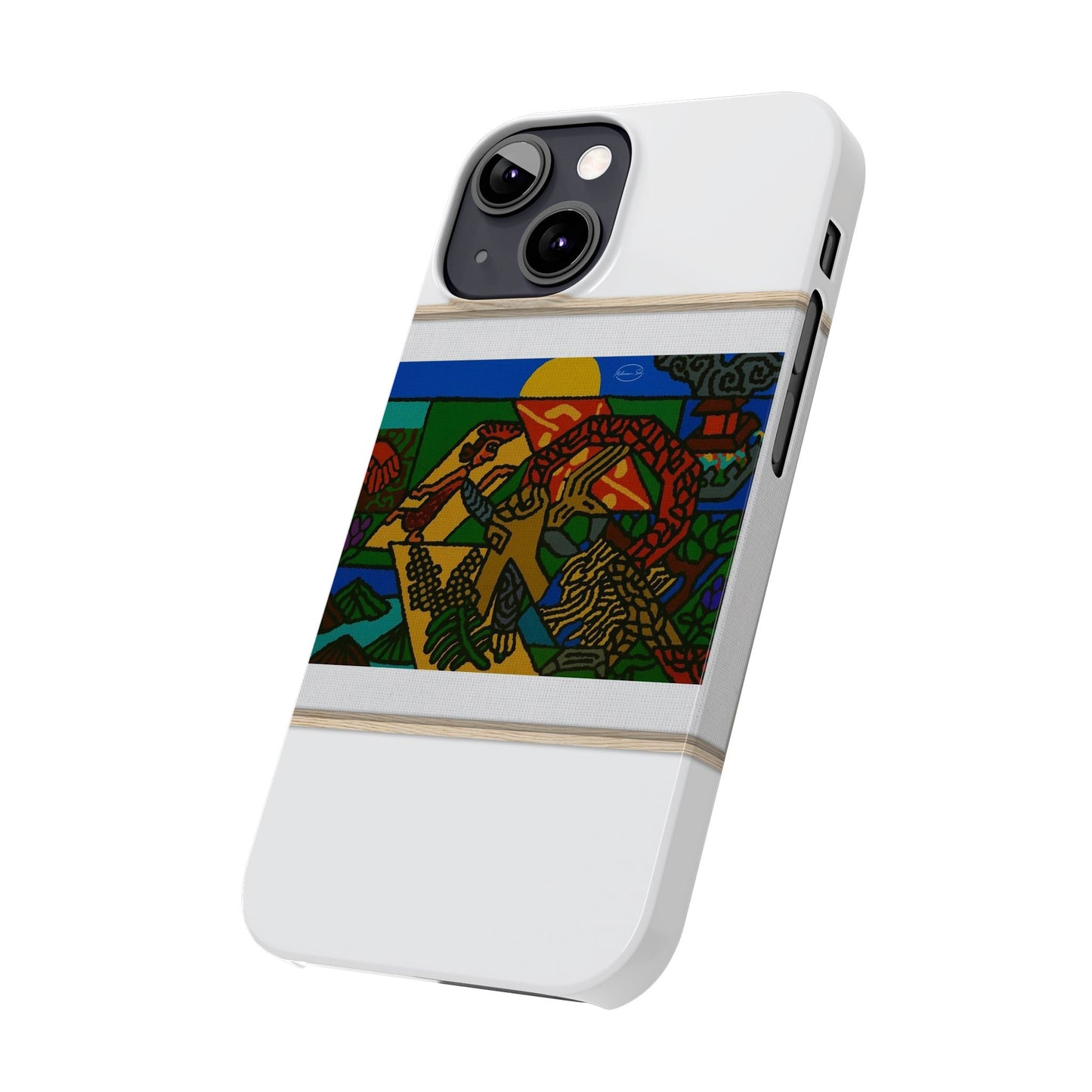 Drawing your own destiny Slim Phone Case