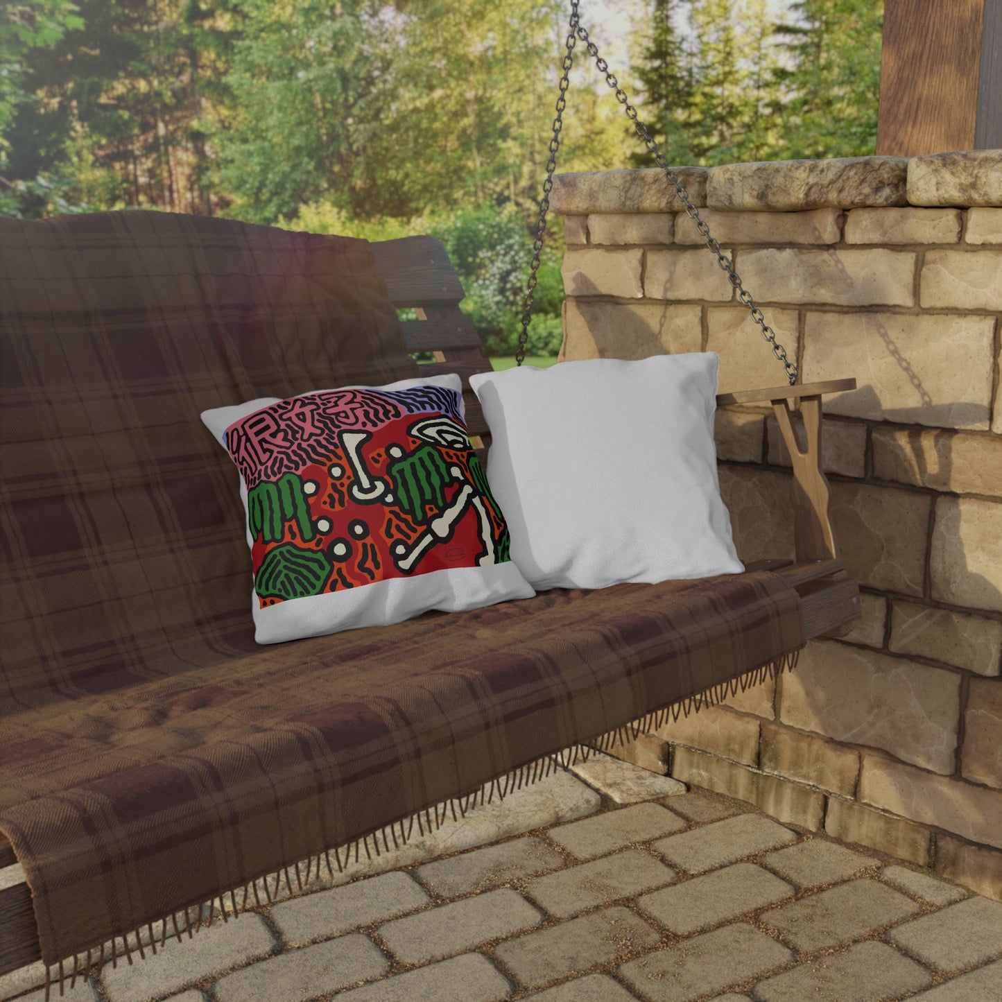 Hitting holes in one throughout life — Outdoor Pillow