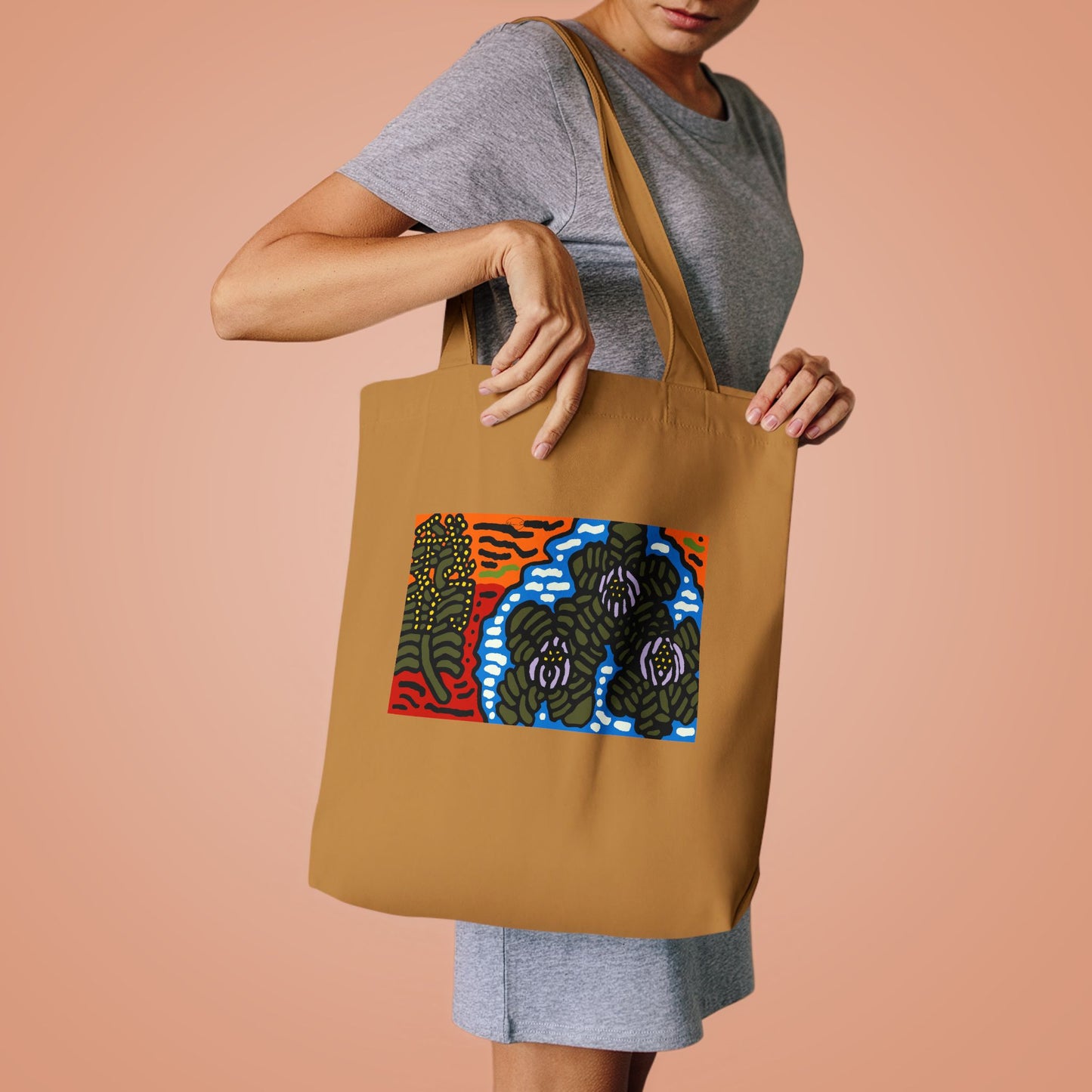 The Sri Lankan water lilies meets the Australian wattle Classic Tote Bag