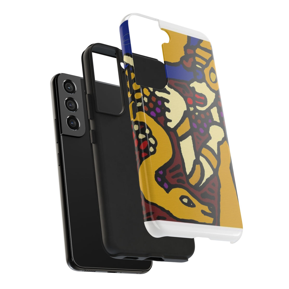 The golden snake being blessed by the fairy Tough Phone Case