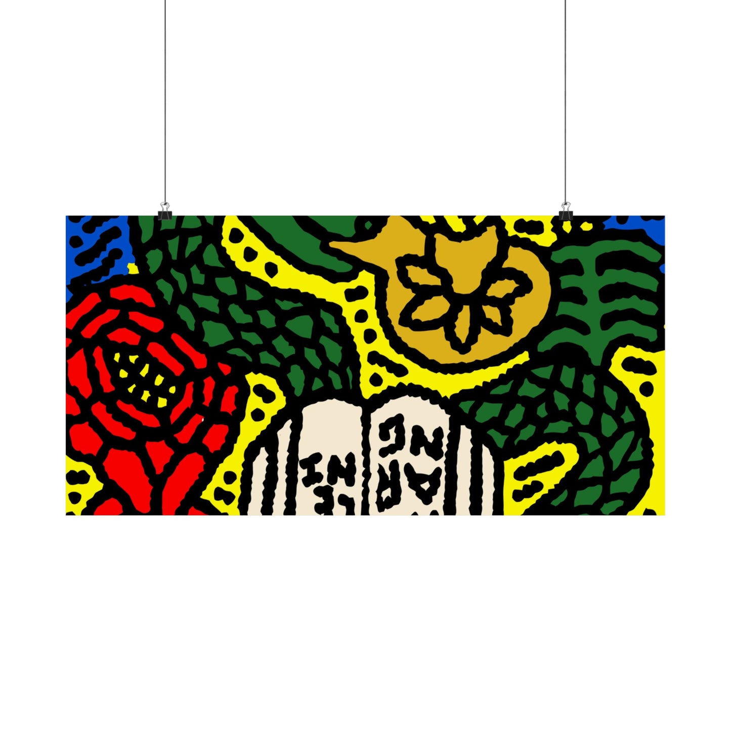 Shining a light on knowledge Matte Poster Horizontal (Large)