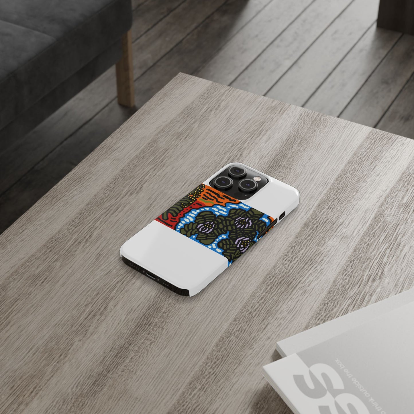 The Sri Lankan water lilies meets the Australian wattle Slim Phone Case