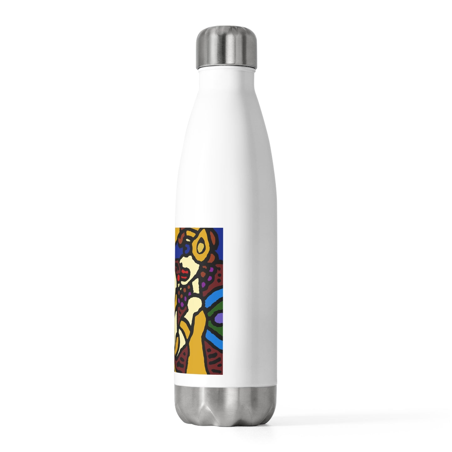 The golden snake being blessed by the fairy Stainless Steel Water Bottle