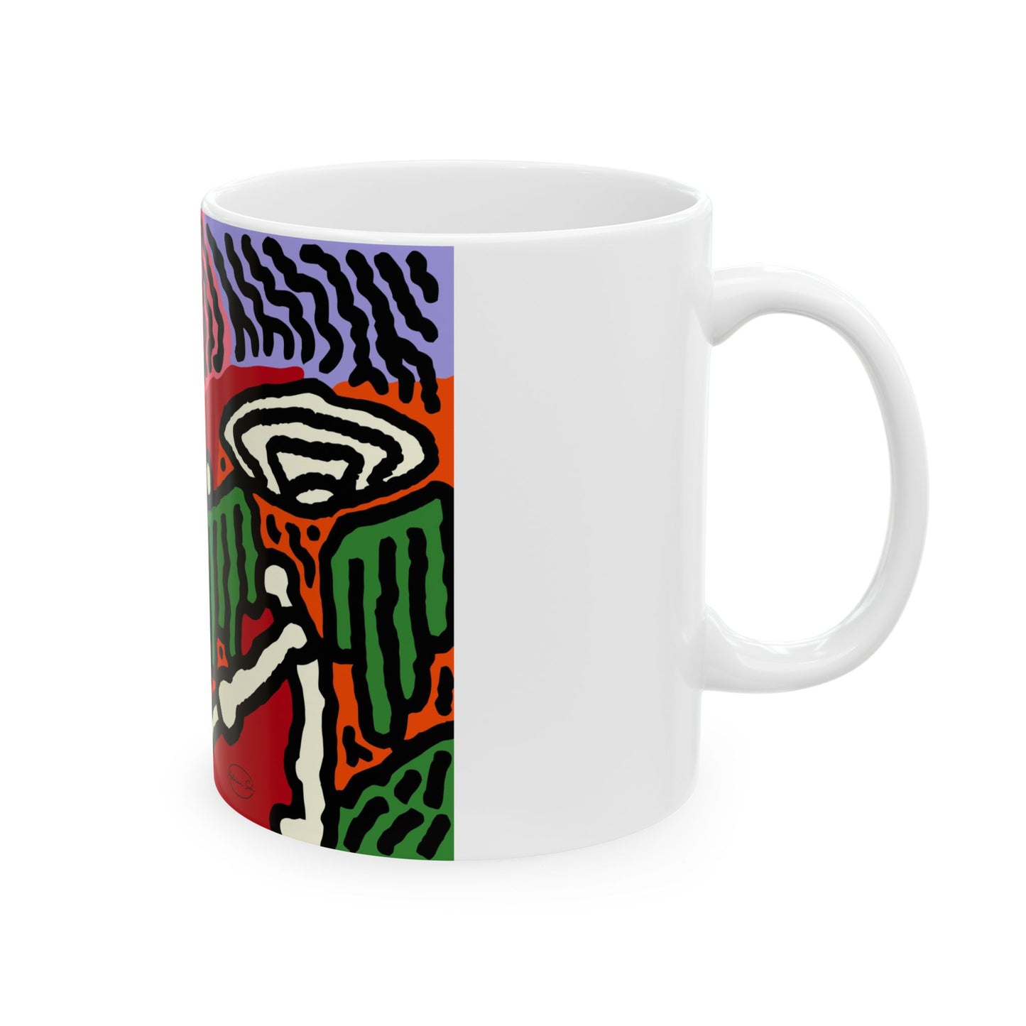 Hitting holes in one throughout life Ceramic Mug