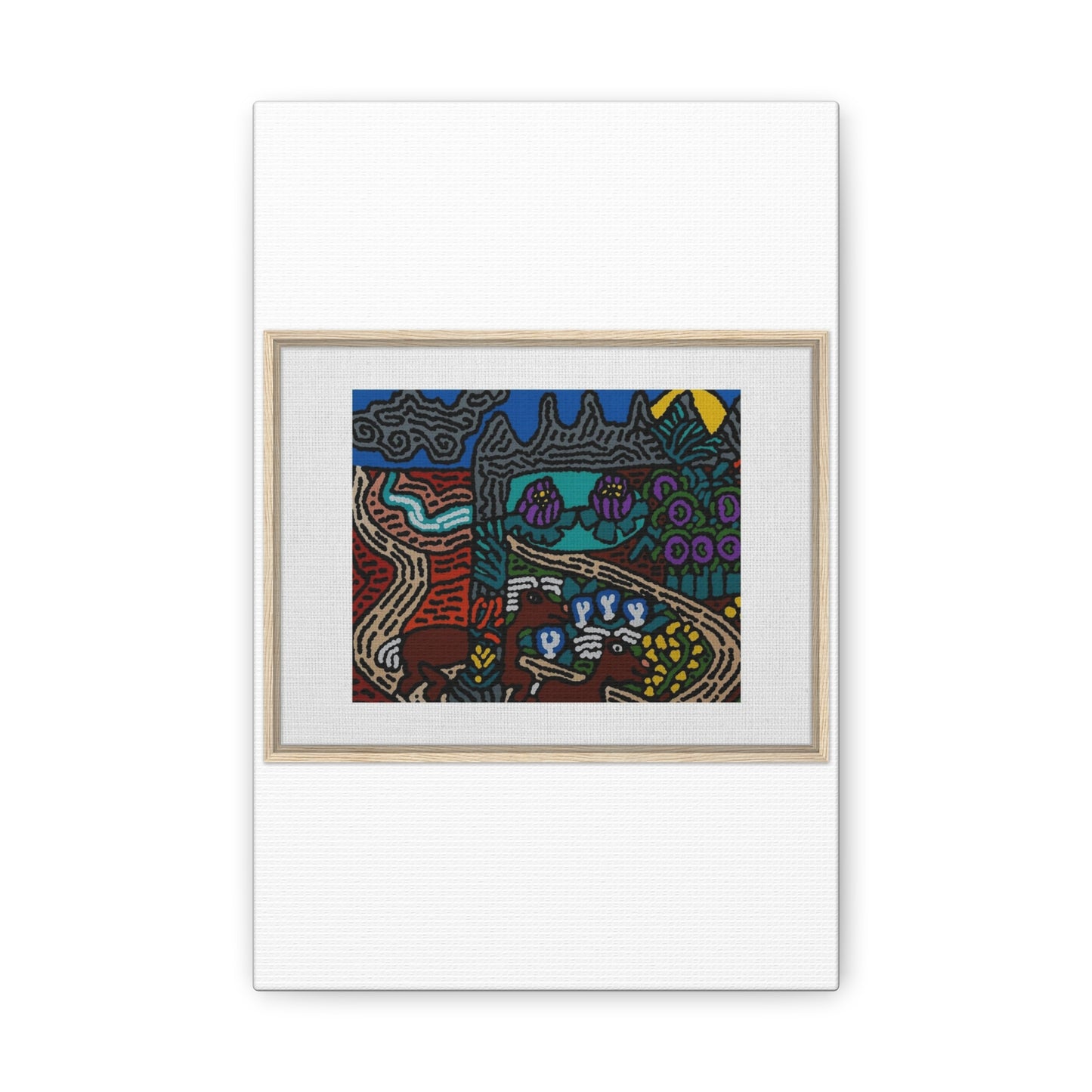 Road to a Sanctuary and Oasis Canvas (Small)