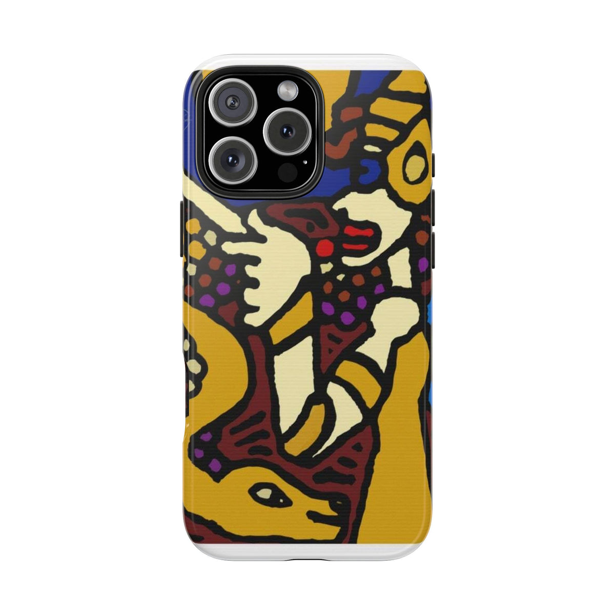 The golden snake being blessed by the fairy Tough Phone Case