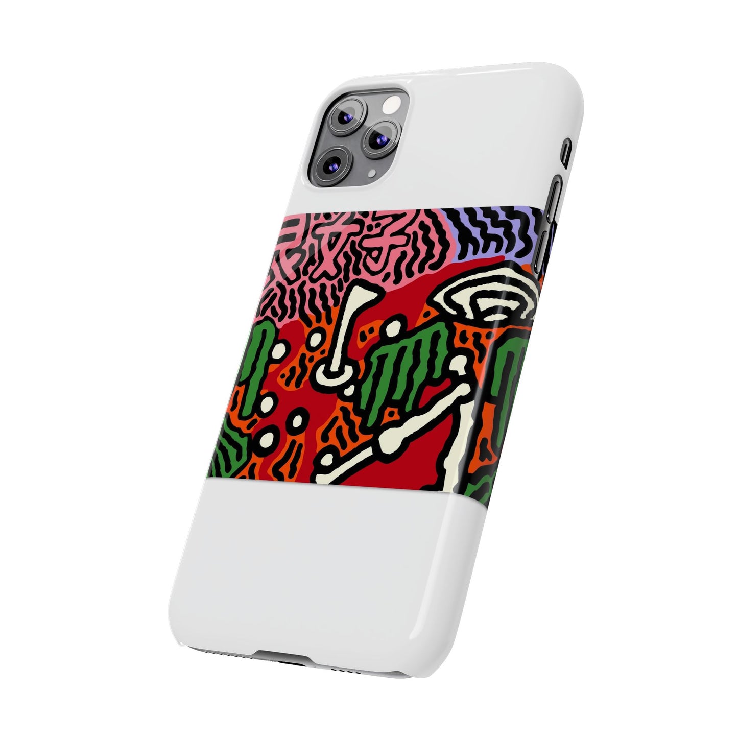Scoring goals throughout life Slim Phone Case