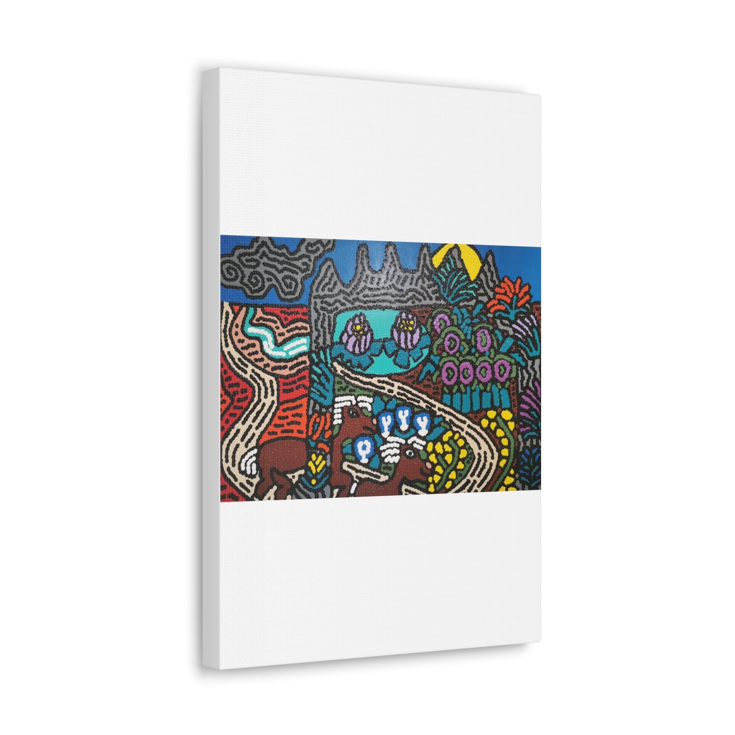 Going to the valley of hope and prosperity Canvas (Small)
