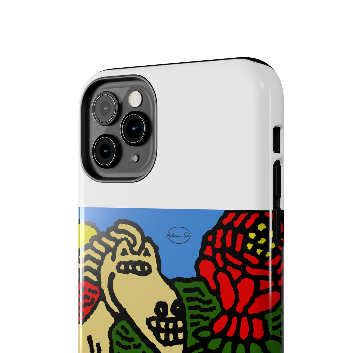 Galloping carefree through life Tough Phone Case