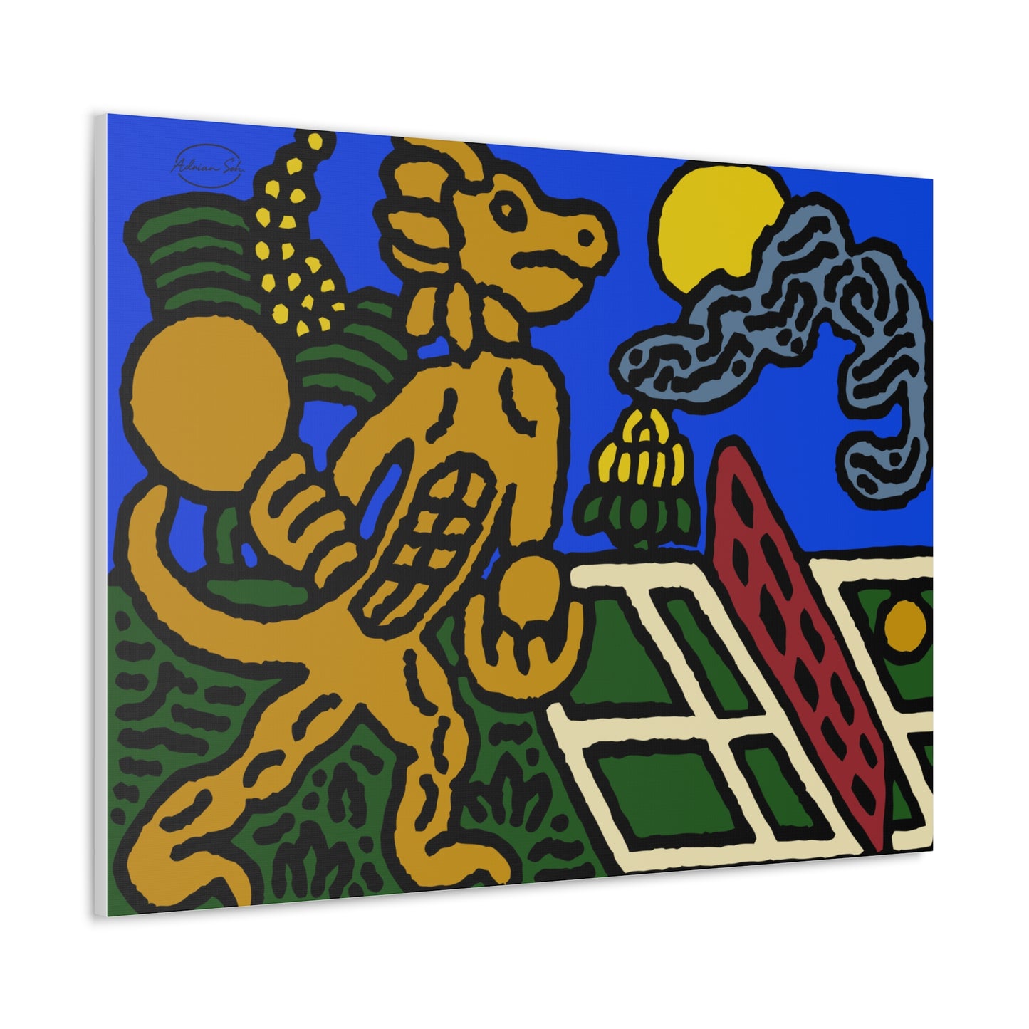 Ready for making big serves in life Canvas (Small)