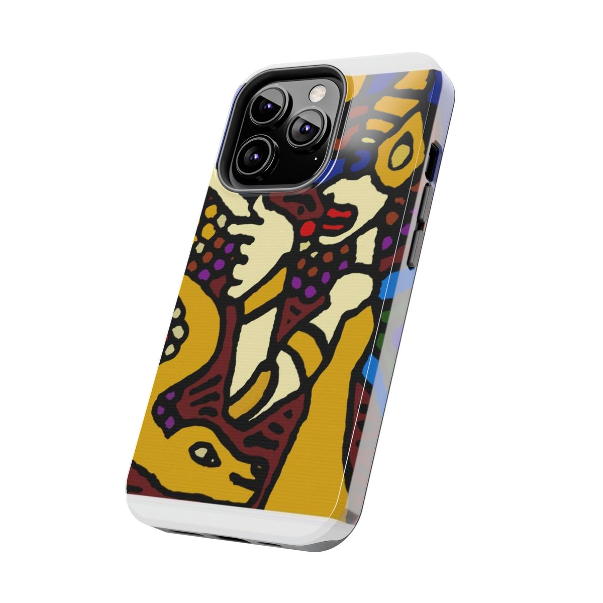 The golden snake being blessed by the fairy Tough Phone Case
