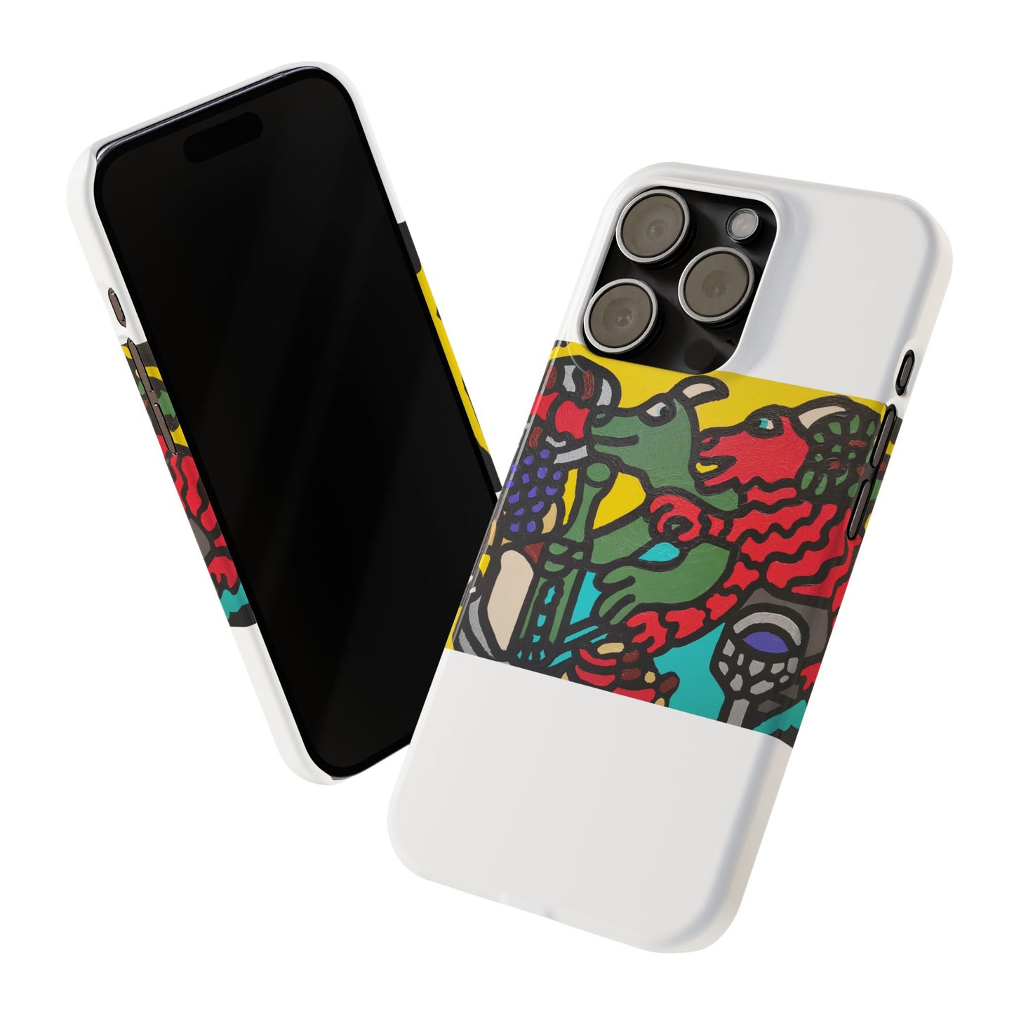 Enjoying our companionship Slim Phone Case